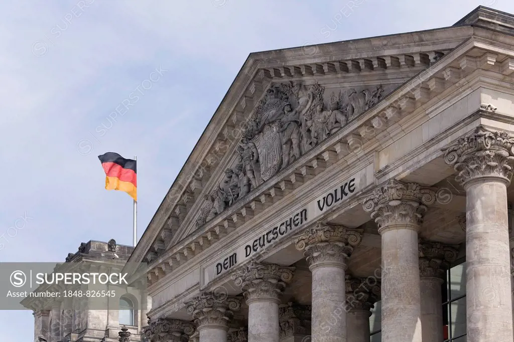 Reichstag parliament, Berlin, Germany