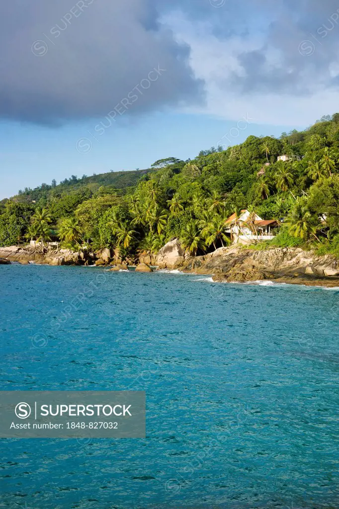 House on the coast, Beau Vallon, Mahe, Seychelles