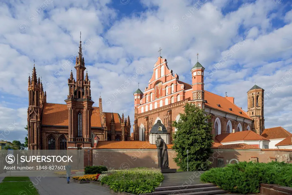 Church of St. Anne and Bernardine, Senamiestis or Vilnius Old Town, Vilnius, Vilnius district, Lithuania