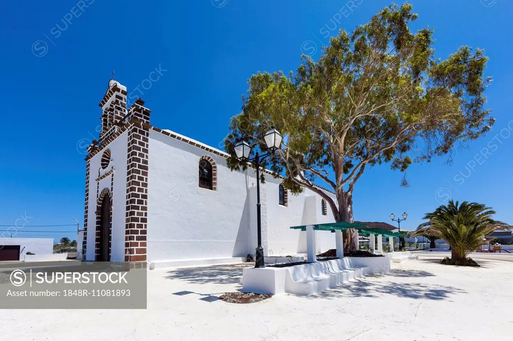 Church of Santo Cristo de las Aguas, Guatiza, Lanzarote, Canary Islands, Spain
