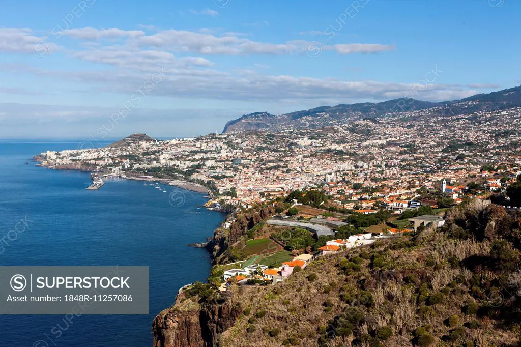 Funchal cityscape, Palheiro Ferreiro, Funchal, Madeira, Portugal