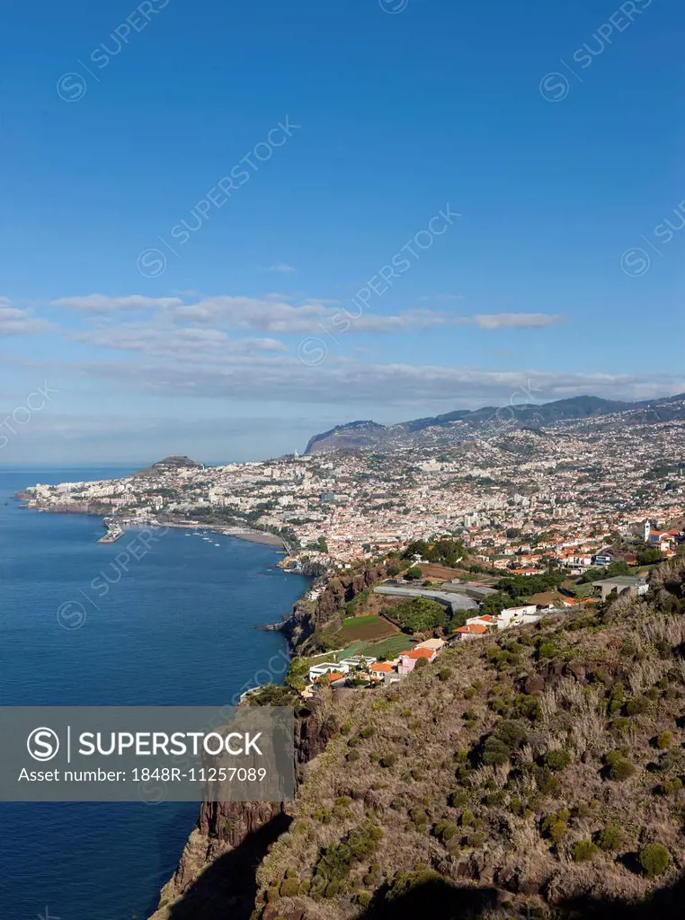 Funchal cityscape, Palheiro Ferreiro, Funchal, Madeira, Portugal