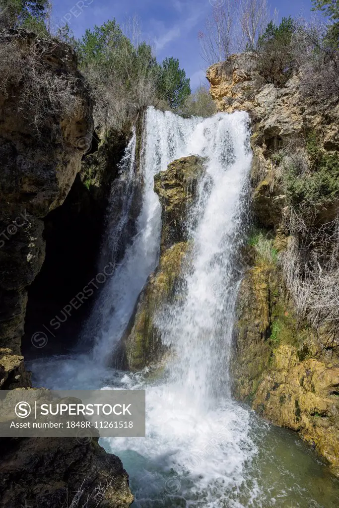 Waterfall, Calomarde, Aragon, Spain