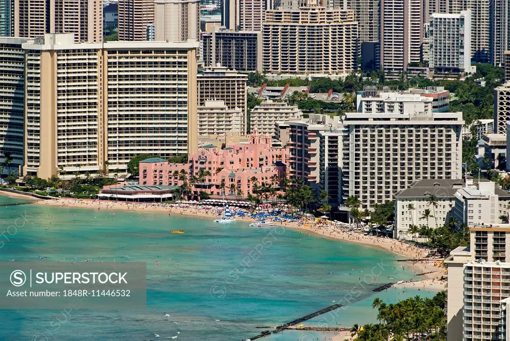 Waikiki Beach, Honolulu, O'ahu, Hawaii, United States