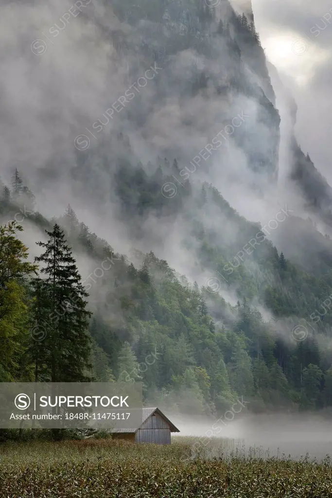 Lake Leopoldsteinersee, Eisenerz, Styria, Austria
