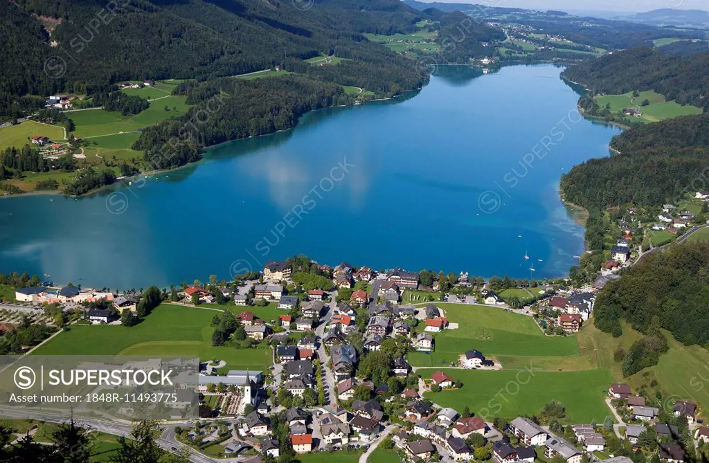 Lake Fuschl, Fuschl am See, Salzkammergut, Salzburg State, Austria