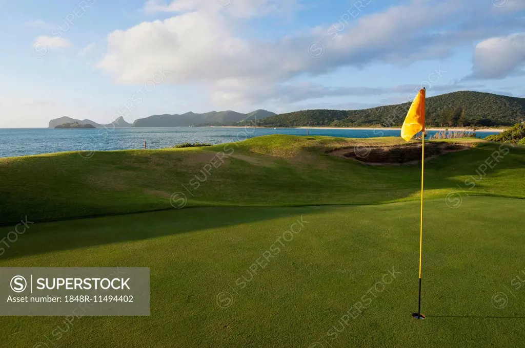 Golf course, Lord Howe Island, New South Wales, Australia