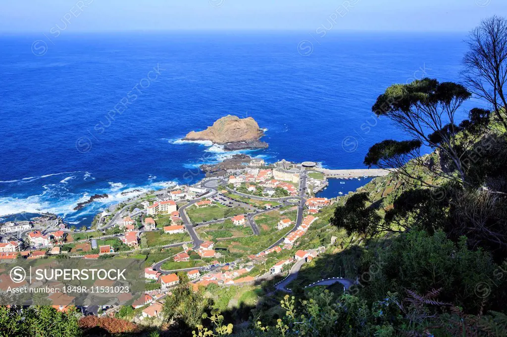 The north coast of Madeira Island, Porto Maniz, Madeira, Portugal