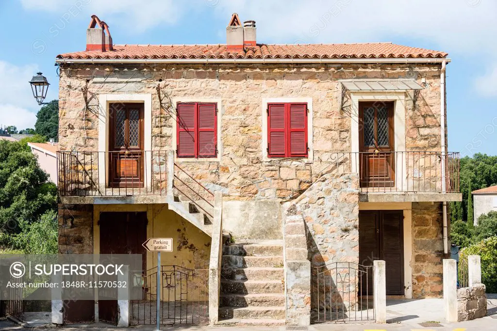 House, Piana, Corsica, France