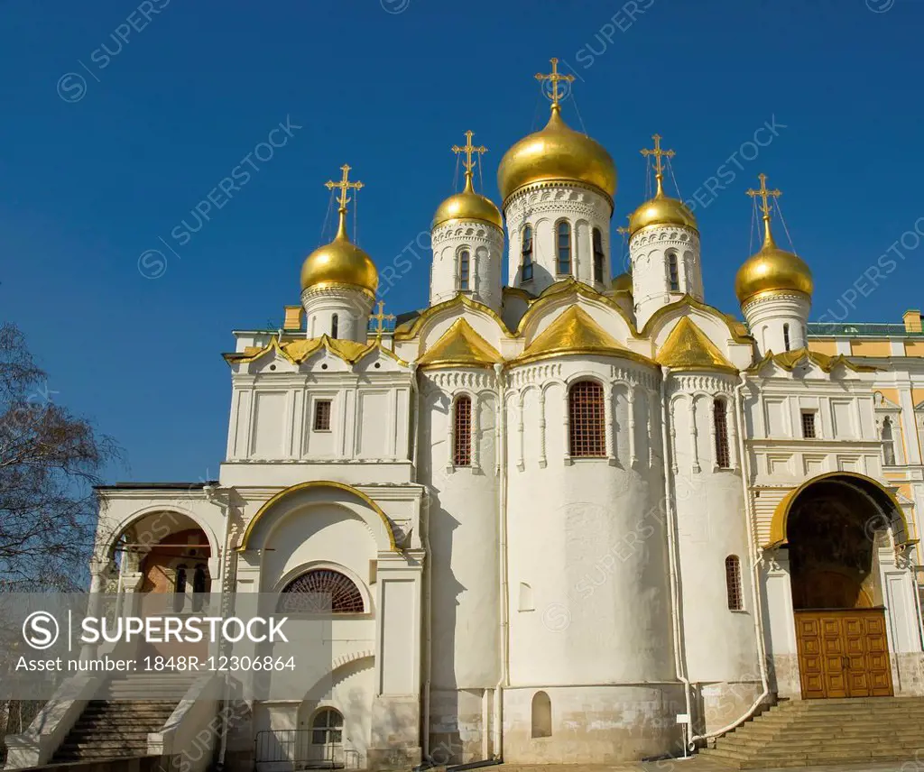 Orthodox Annunciation Cathedral, Moscow Kremlin, Moscow, Russia