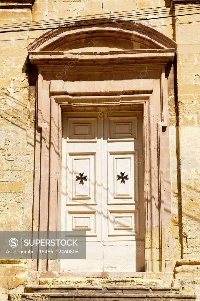 Door, entrance, Maltese Cross, Malta