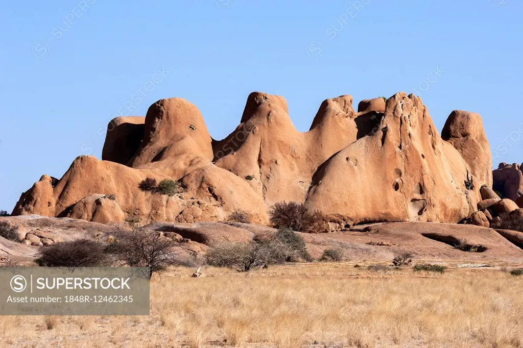 Rock formations at Spitzkoppe, Namibia