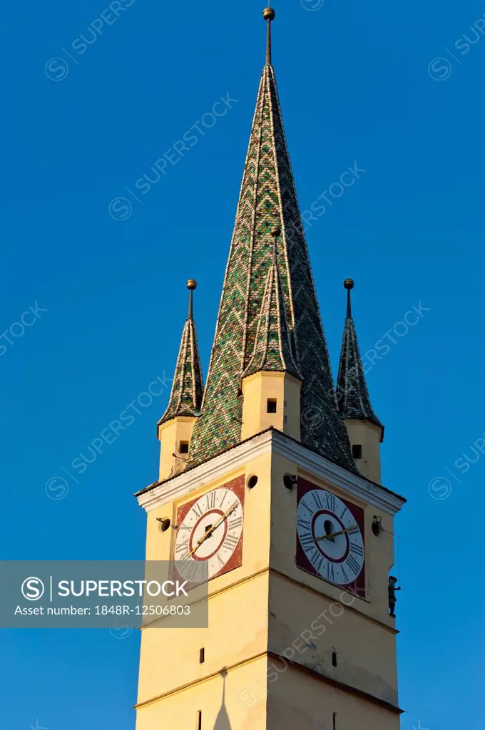 St. Margaret Church, historical center, Medias, Romania