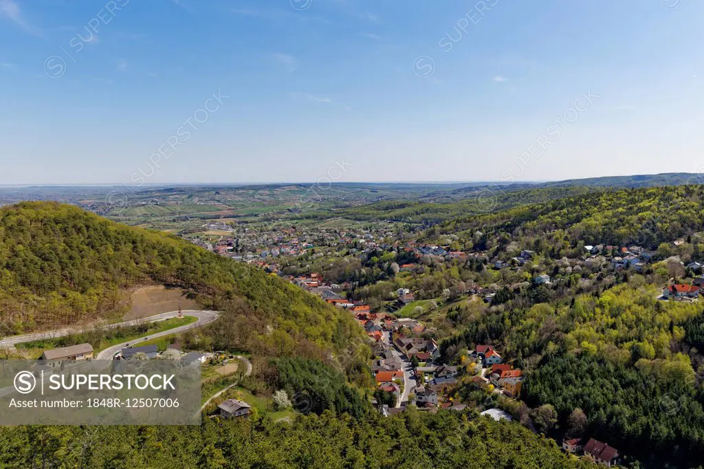 Townscape, Forchtenstein, Northern Burgenland, Burgenland, Austria