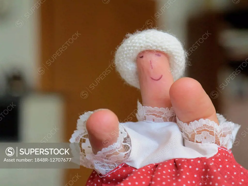 Glove puppet, finger puppet