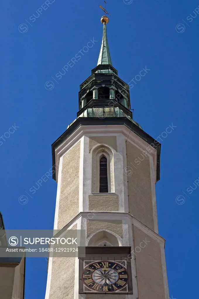Tower of Trinity Church, Görlitz, Upper Lusatia, Saxony, Germany