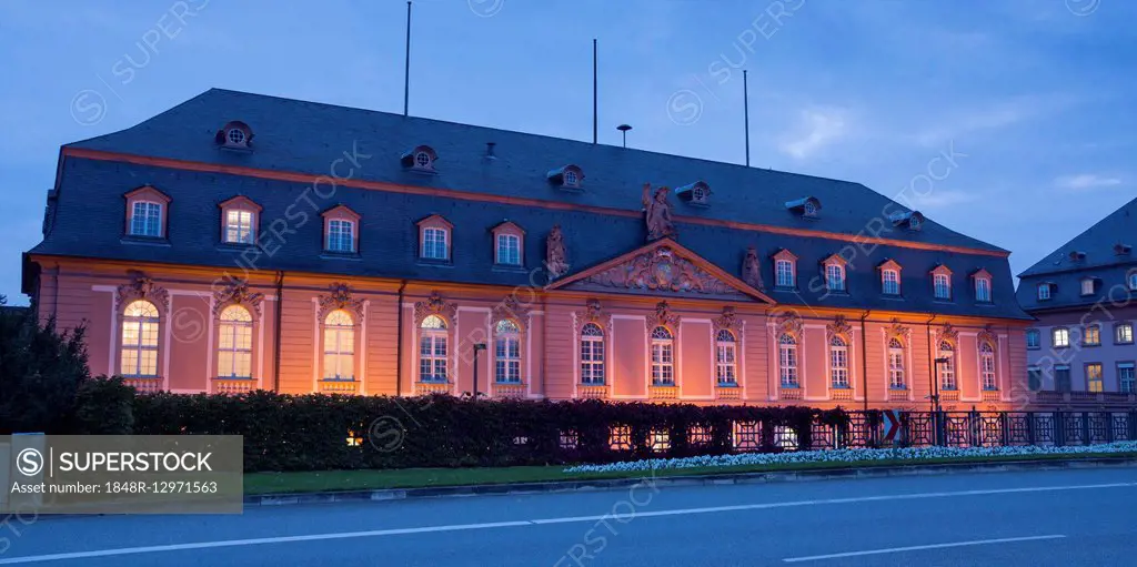 State chancellery, state parliament, Mainz, state capital, Rhineland-Palatinate, Germany