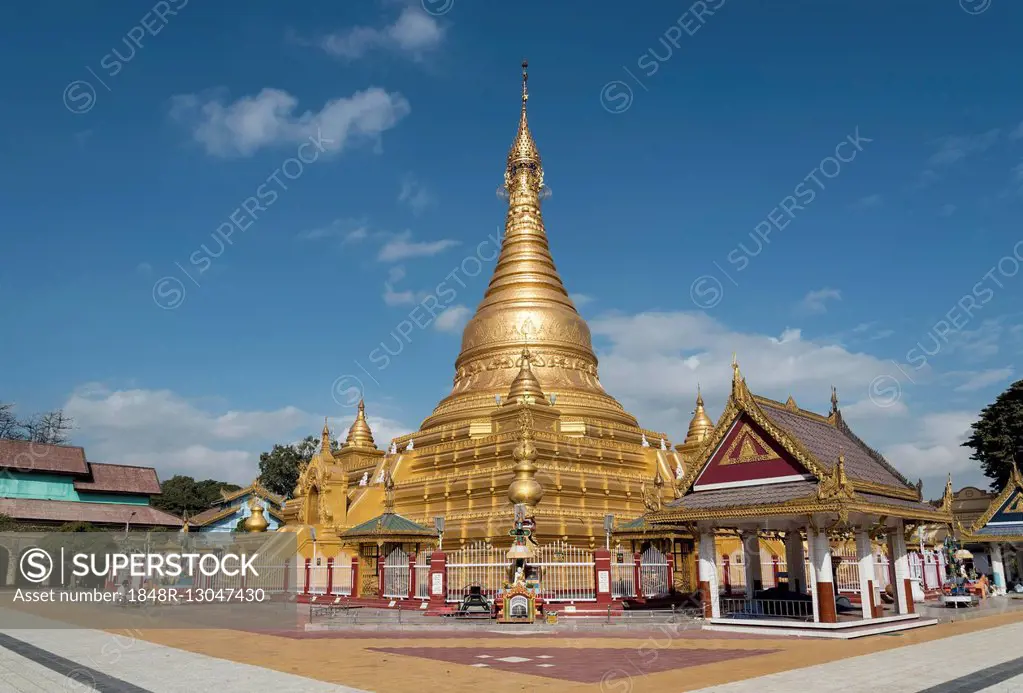 Eindawya Pagoda in Mandalay, Myanmar