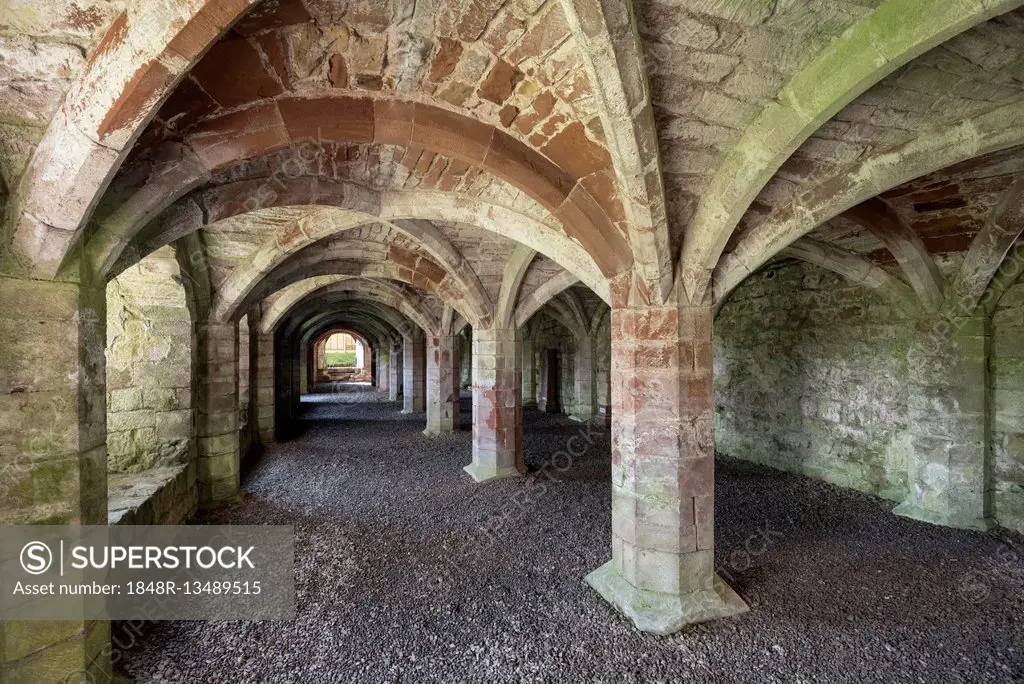 Vault of Lanercost Priory, Cumbria, England, United Kingdom