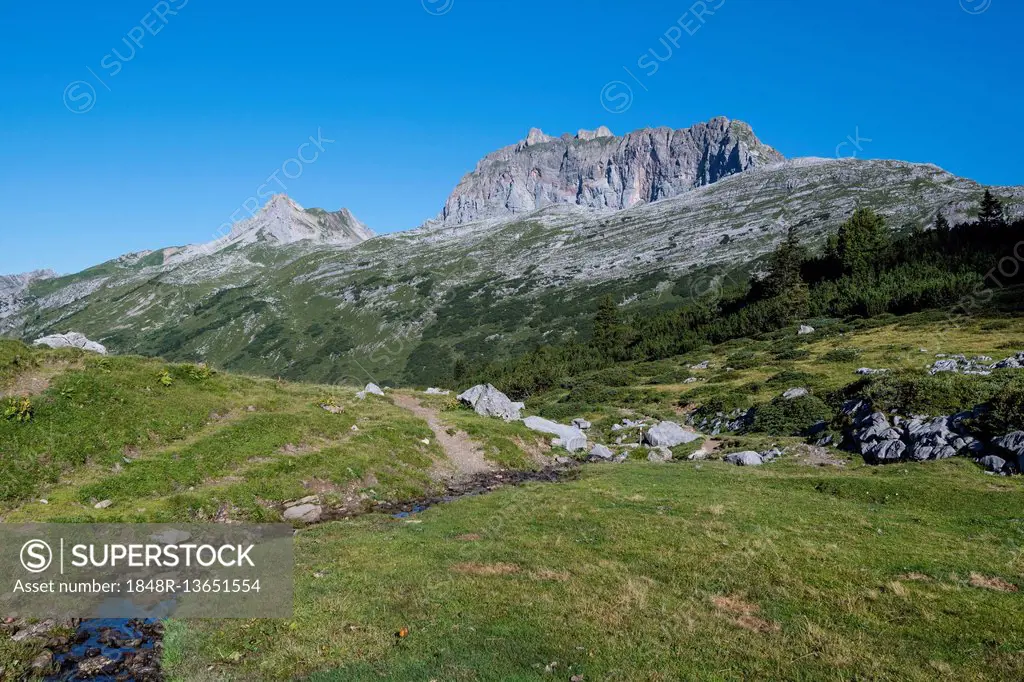 Steinernes Meer and Rote Wand, Lech Mountains, Vorarlberg, Austria