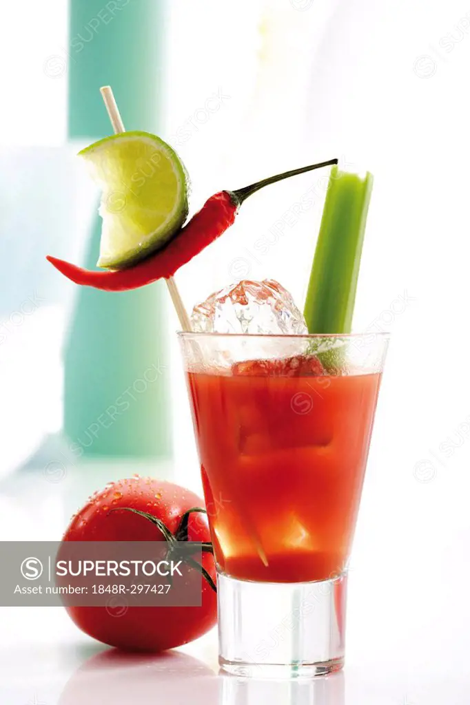 Bloody Mary with celery stick