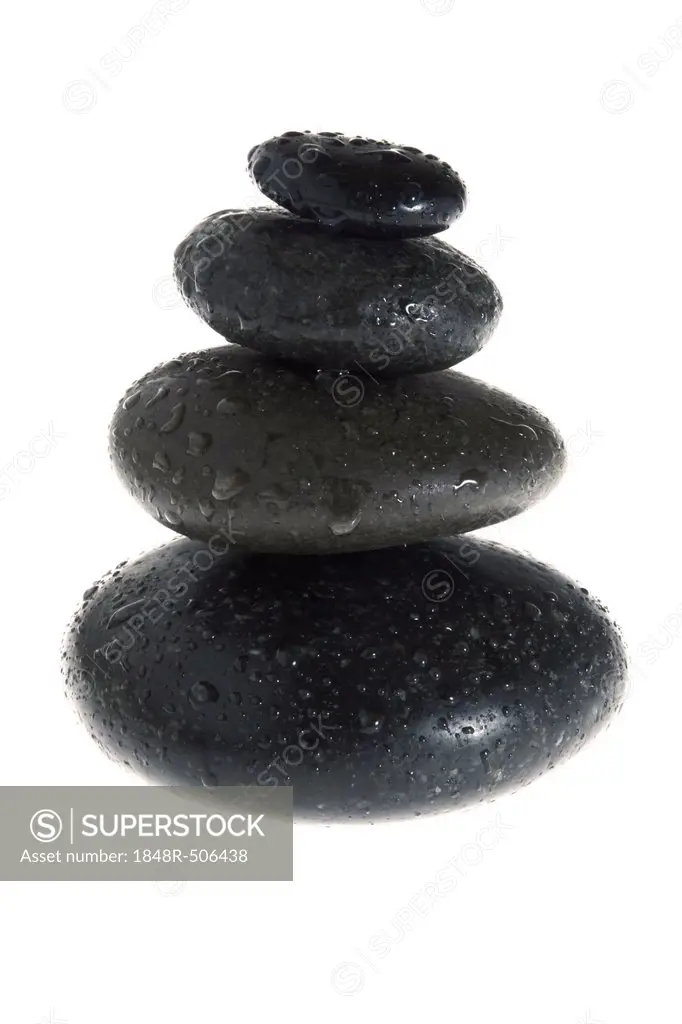 Hot stones, basalt massage stones
