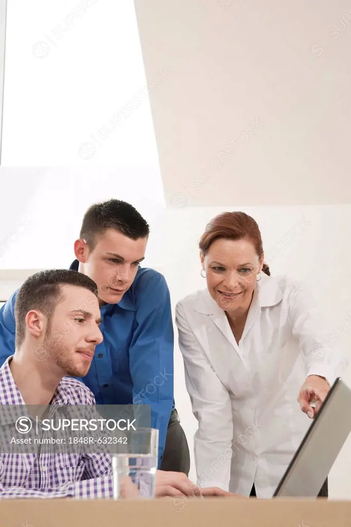 Business team having a meeting around a desk