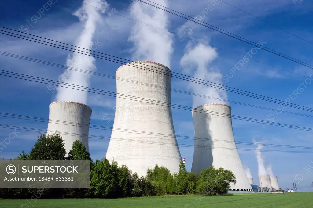 Nuclear power plant Dukovany, Trebic district, Vysocina region, Czech Republic, Europe