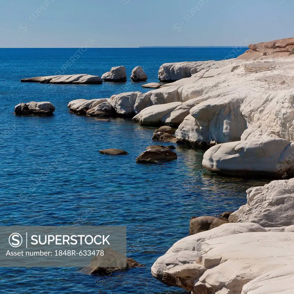 Rocks at Governor's Beach, Southern Cyprus, Greek Cyprus, South Eastern Europe, Europe