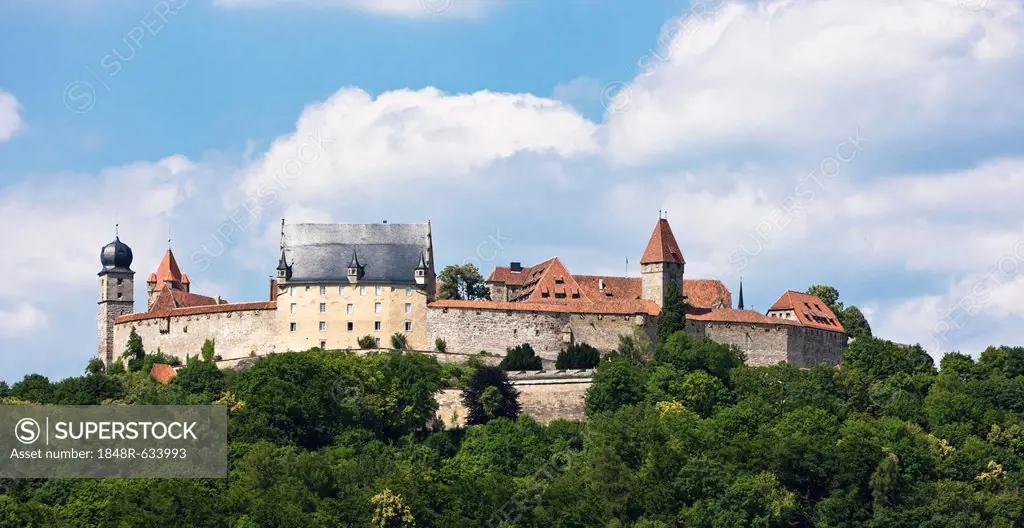 Veste Coburg castle, Coburg, Upper Franconia, Franconia, Bavaria, Germany, Europe