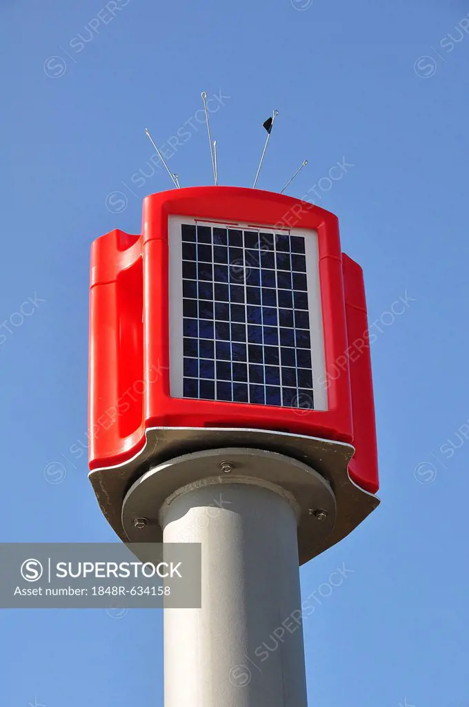 Solar panel, Glueckstadt, Schleswig-Holstein, Germany, Europe