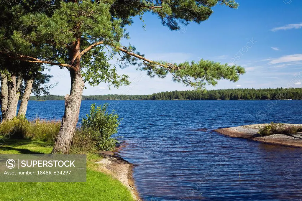 Lake Bysjoen, Smaland, South Sweden, Scandinavia, Europe