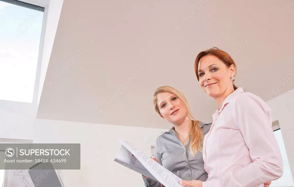 Two women together in an office