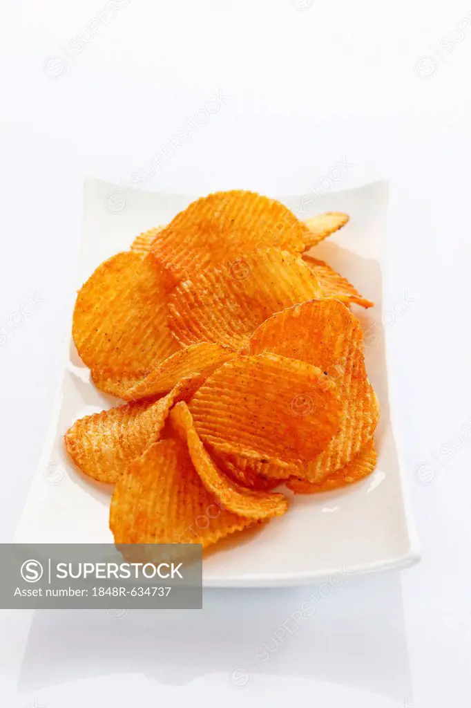 Paprika potato chips