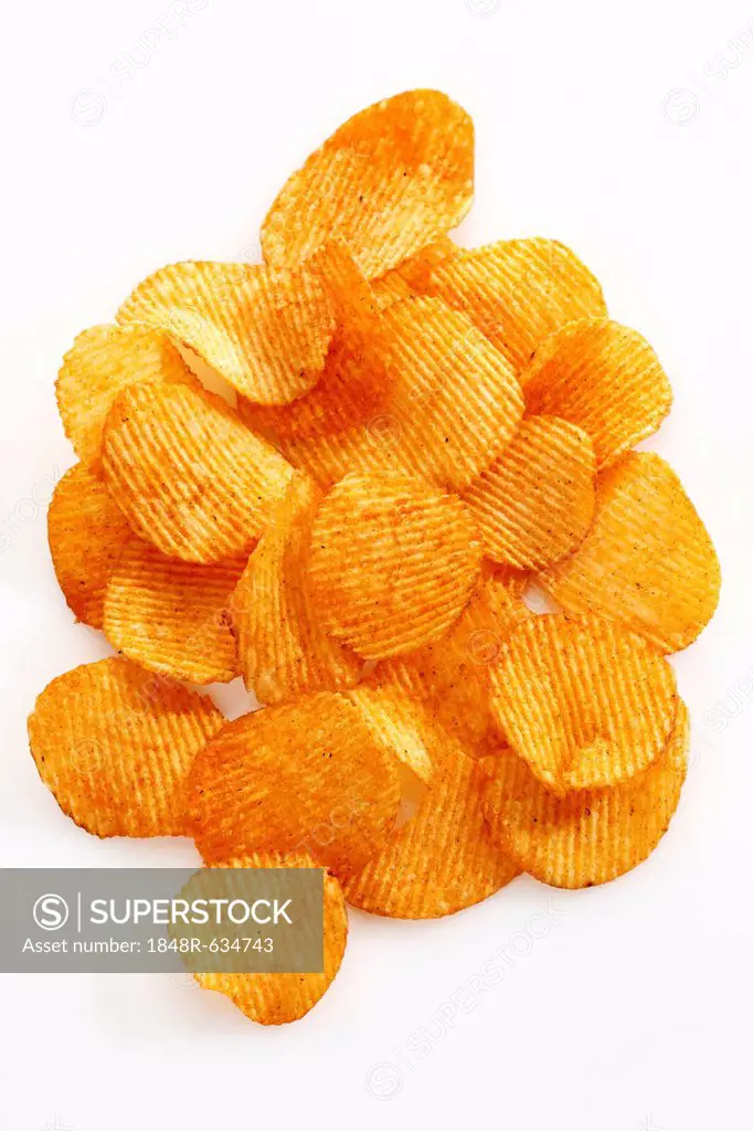 Paprika potato chips