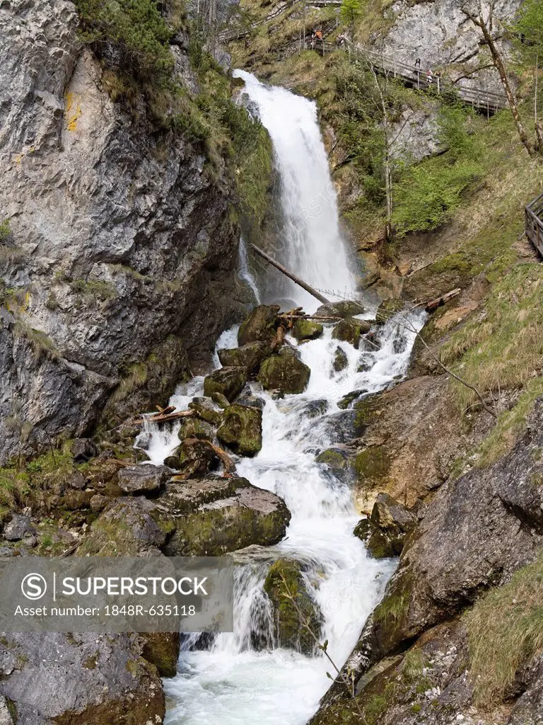 Wasserlochklamm gorge near Palfau, Upper Styria, Styria, Austria, Europe