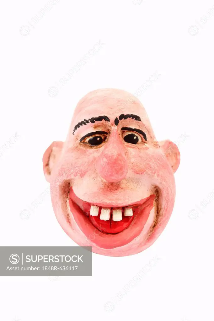 Cartoon character, laughing head