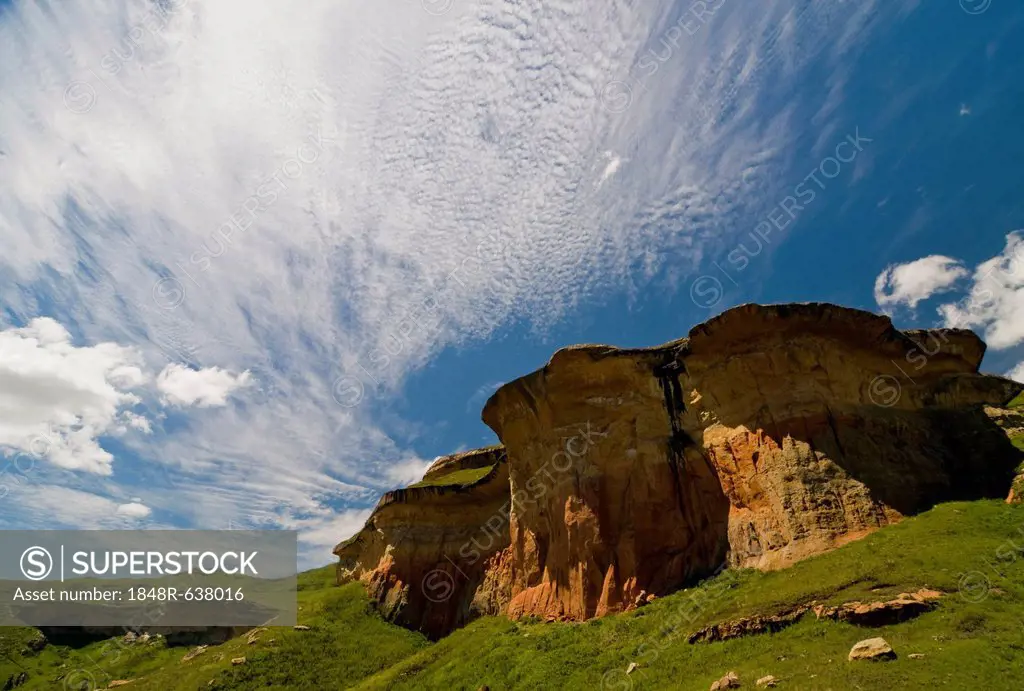 Mushroom Rock, Golden Gate National Park, Free State, South Africa, Africa