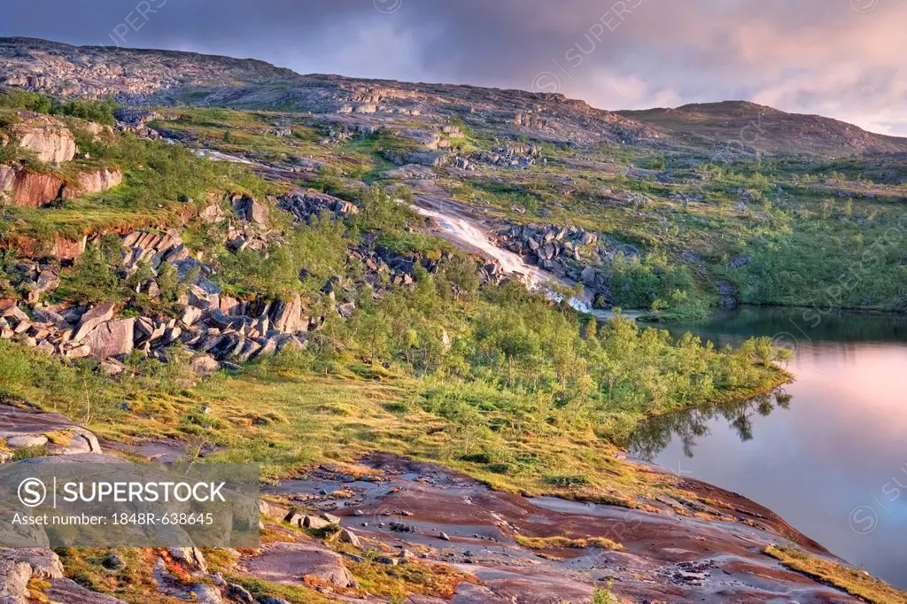Landscape in Rago National Park, Nordland county, Norway, Scandinavia, Europe