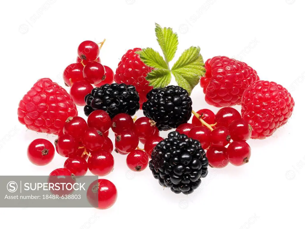 Berries, currants, raspberries, blackberries