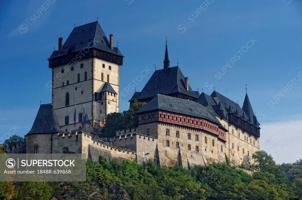 Karlstejn Castle, Karlstejn, Czech Republic, Europe