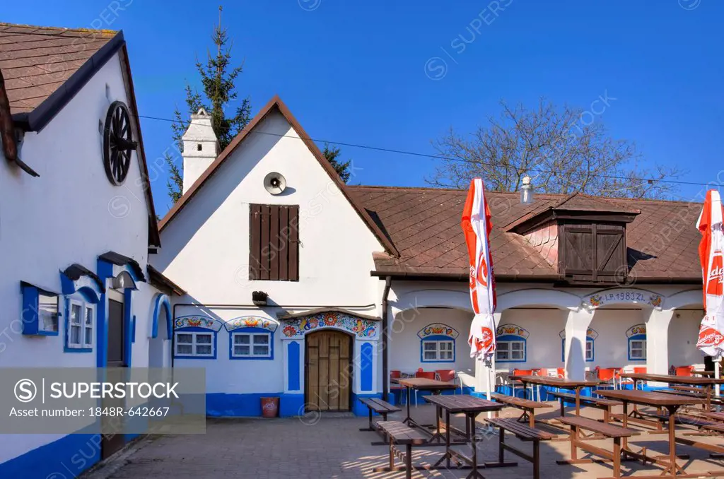 Pub in Rohatec, Hodonin district, South Moravia region, Czech Republic, Europe