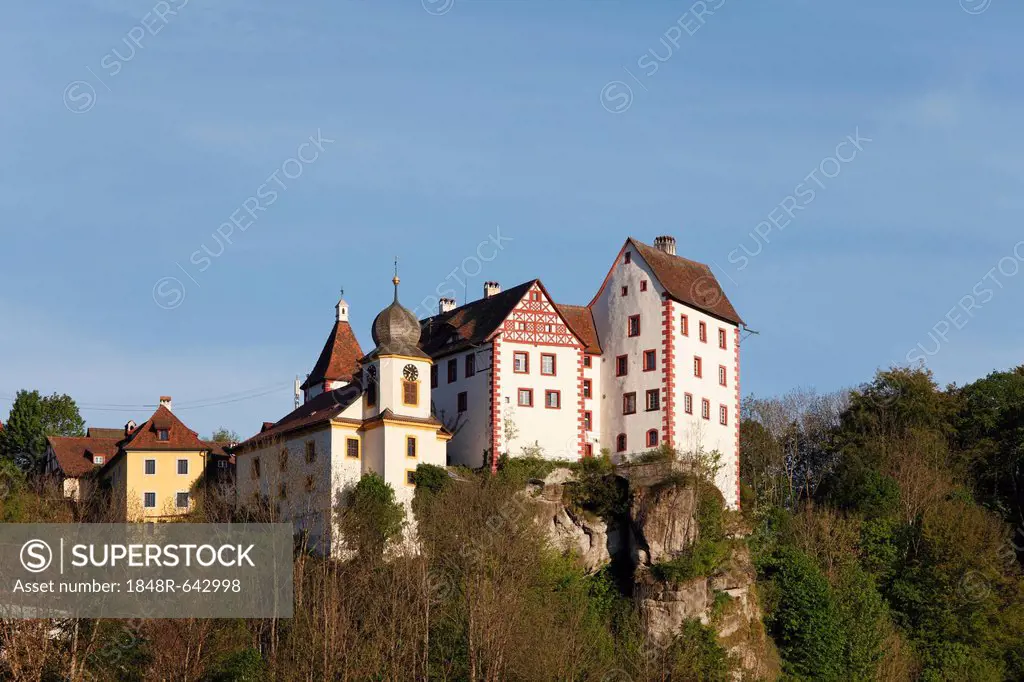 Egloffstein Castle, Little Switzerland, Upper Franconia, Franconia, Bavaria, Germany, Europe, PublicGround