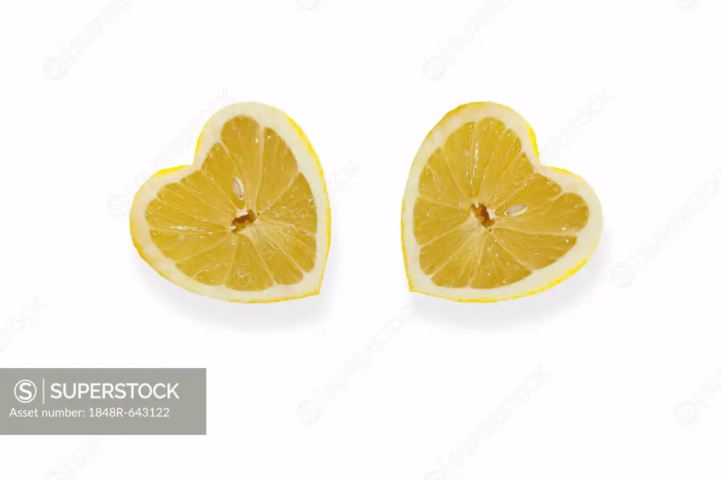 Heart-shaped lemons