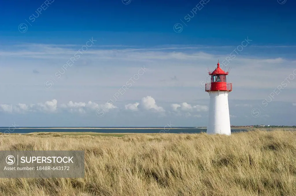 Lighthouse List-West, List, Sylt island, Schleswig-Holstein, Germany, Europe