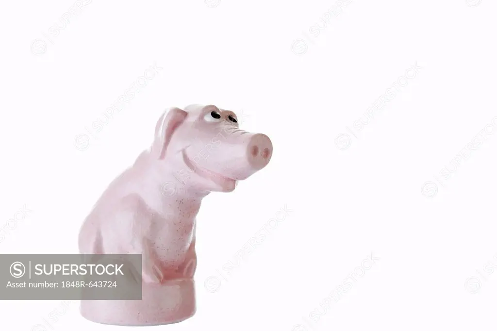 Cartoon character, pink piggy