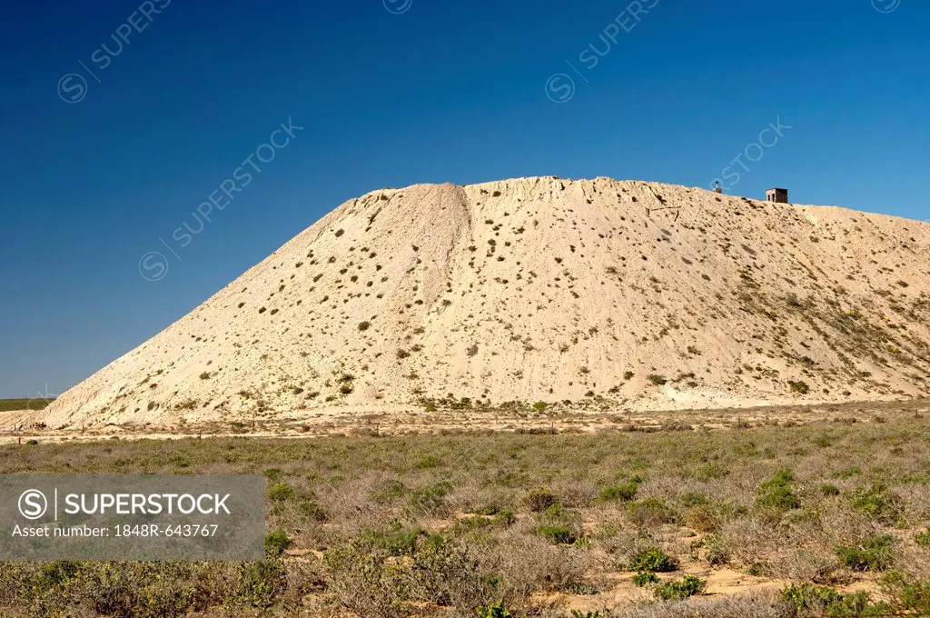 Slag heap of a diamond mine, Muisvlak, Northern Cape province, South Africa, Africa