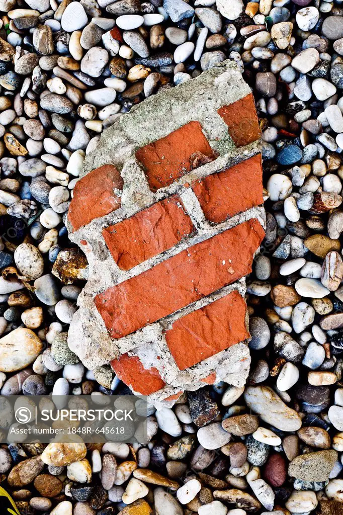 Piece of a brick wall