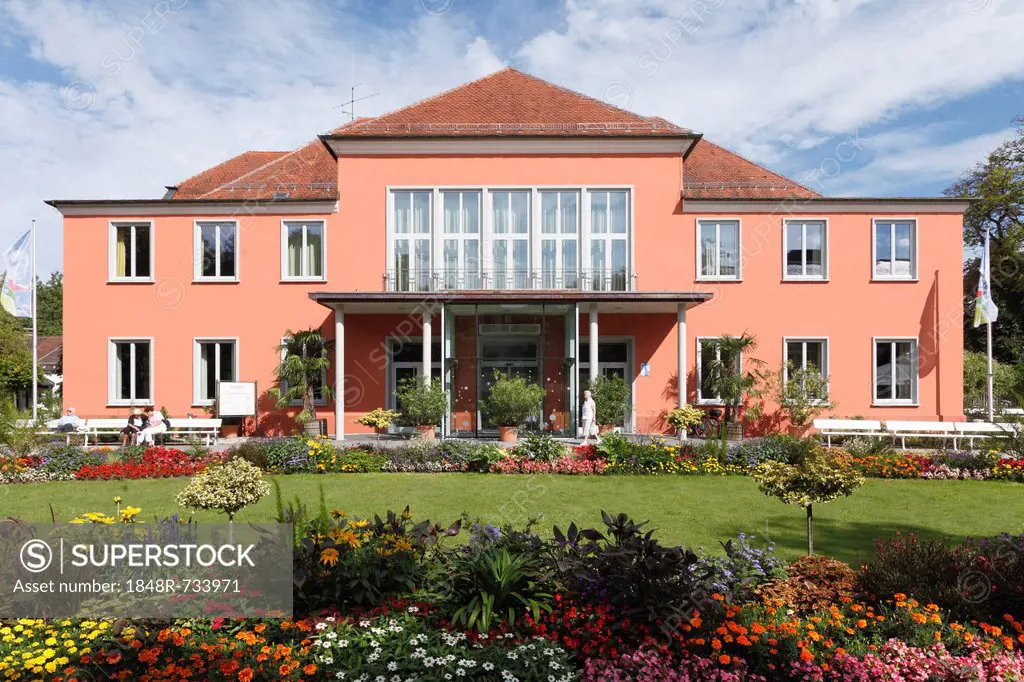 Spa hotel, Bad Woerishofen, Lower Allgaeu, Allgaeu, Swabia, Bavaria, Germany, Europe, PublicGround