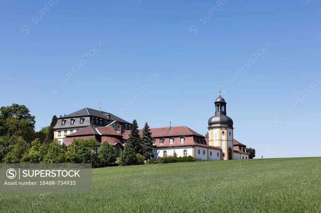 Jaegersburg castle, community of Eggolsheim, Franconian Switzerland, Upper Franconia, Franconia, Bavaria, Germany, Europe